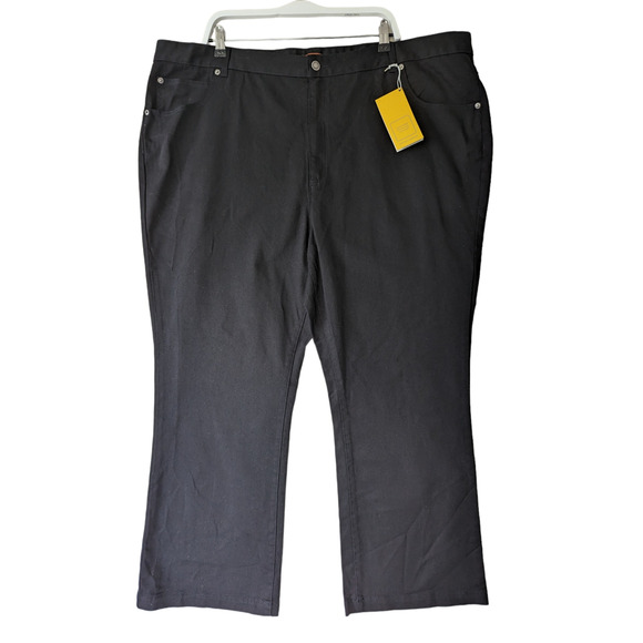 Liz & Me Right Fit Signature by Catherines Jeans Black Womens Size 9 Average New - Picture 1 of 9